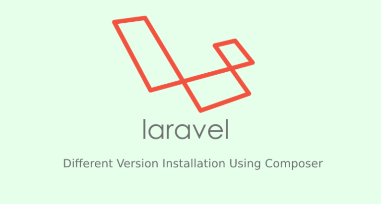 How to install Old version laravel using composer - Developer Diary